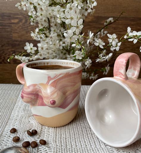 boob coffee cup ceramic|Boob Mug .